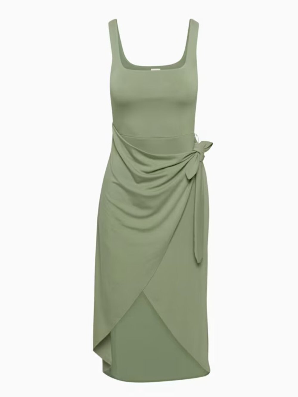 Aritzia Saturn Midi Dress Green